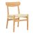 Καρέκλα Eaprine pakoworld φυσικό σχοινί-rubberwood 49x53x77εκ |  Καρέκλες στο espiti