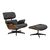 Πολυθρόνα-υποπόδιο relax Jenna pakoworld μαύρο pu- plywood καρυδί 82x92x82εκ |  Πολυθρόνες σαλονιού στο espiti