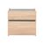 Κομοδίνο Comcie pakoworld σε φυσικό με γκρι απόχρωση 50x42x45.5εκ |  Κομοδίνα στο espiti
