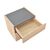 Κομοδίνο Comcie pakoworld σε φυσικό με γκρι απόχρωση 50x42x45.5εκ |  Κομοδίνα στο espiti