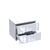 Κομοδίνο Afina pakoworld mdf σε λευκή glossy απόχρωση 50x35x41εκ |  Κομοδίνα στο espiti