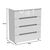 Συρταριέρα Afina pakoworld mdf σε λευκή glossy απόχρωση 90x44x101εκ |  Συρταριέρες -Κονσόλες στο espiti