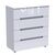 Συρταριέρα Afina pakoworld mdf σε λευκή glossy απόχρωση 90x44x101εκ |  Συρταριέρες -Κονσόλες στο espiti