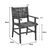 Πολυθρόνα Refane pakoworld φυσικό teak ξύλο-ψάθα 55x60x85εκ |  Πολυθρόνες τραπεζαρίας στο espiti