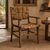 Πολυθρόνα Refane pakoworld φυσικό teak ξύλο-ψάθα 55x60x85εκ |  Πολυθρόνες τραπεζαρίας στο espiti