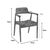 Πολυθρόνα Denverone pakoworld φυσικό teak ξύλο και ψάθα 57x54x79εκ |  Πολυθρόνες τραπεζαρίας στο espiti