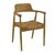 Πολυθρόνα Denverone pakoworld φυσικό teak ξύλο και ψάθα 57x54x79εκ |  Πολυθρόνες τραπεζαρίας στο espiti