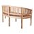 Καναπές τριθέσιος Coren pakoworld φυσικό teak ξύλο 150x61x87εκ |  Καναπέδες - Καρέκλες  στο espiti