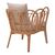Πολυθρόνα Tania pakoworld φυσικό rattan-λευκό μαξιλάρι 76x76x76εκ |  Πολυθρόνες τραπεζαρίας στο espiti