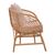 Πολυθρόνα Caxen pakoworld φυσικό rattan-λευκό μαξιλάρι 72x63x75εκ |  Πολυθρόνες τραπεζαρίας στο espiti