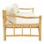 Καναπές Roziana pakoworld φυσικό teak ξύλο 210x100x80εκ |  Καναπέδες - Καρέκλες  στο espiti