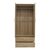 Ντουλάπα ρούχων δίφυλλη OLYMPUS pakoworld σε sonoma απόχρωση 81x57x183εκ |  Ντουλάπες ρούχων στο espiti