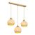 Φωτιστικό οροφής τρίφωτο PWL-0973 II pakoworld Ε27 χρυσό 50x18x85εκ |  Οροφής στο espiti