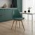 Καρέκλα Gaston pakoworld PP-PU μπλε απόχρωση- φυσικό πόδι 43x51x75εκ |  Καρέκλες στο espiti