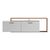 Έπιπλο τηλεόρασης Tobler pakoworld σε oak- λευκή απόχρωση 170x40x53εκ |  Έπιπλα τηλεόρασης στο espiti