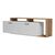 Έπιπλο τηλεόρασης Tobler pakoworld σε oak- λευκή απόχρωση 170x40x53εκ |  Έπιπλα τηλεόρασης στο espiti