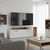 Έπιπλο τηλεόρασης Tobler pakoworld σε oak- λευκή απόχρωση 170x40x53εκ |  Έπιπλα τηλεόρασης στο espiti