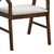 Πολυθρόνα Livia pakoworld rubberwood σε καρυδί-εκρού απόχρωση 47.5x54.5x78εκ |  Πολυθρόνες τραπεζαρίας στο espiti
