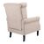 Πολυθρόνα Piore pakoworld μπεζ ύφασμα και πόδι rubberwood σε μαύρη απόχρωση 77x80x106εκ |  Πολυθρόνες σαλονιού στο espiti