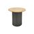 Βοηθητικό τραπέζι Dovel pakoworld mdf σε sonoma -μαύρο μέταλλο Φ50x50εκ |  Τραπεζάκια βοηθητικά στο espiti
