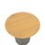 Βοηθητικό τραπέζι Dovel pakoworld mdf σε sonoma -μαύρο μέταλλο Φ50x50εκ |  Τραπεζάκια βοηθητικά στο espiti