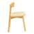 Καρέκλα Clareta pakoworld rubberwood-σχοινί σε φυσική απόχρωση 53x55x79εκ |  Καρέκλες στο espiti