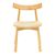 Καρέκλα Clareta pakoworld rubberwood-σχοινί σε φυσική απόχρωση 53x55x79εκ |  Καρέκλες στο espiti