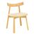 Καρέκλα Clareta pakoworld rubberwood-σχοινί σε φυσική απόχρωση 53x55x79εκ |  Καρέκλες στο espiti
