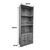 Βιβλιοθήκη Tekaro pakoworld σε sonoma απόχρωση 60x29x166εκ |  Βιβλιοθήκες στο espiti