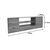 Έπιπλο τηλεόρασης Sasa pakoworld σε sonoma απόχρωση 120x35x41.5εκ |  Έπιπλα τηλεόρασης στο espiti