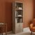 Βιβλιοθήκη Tekaro pakoworld σε sonoma απόχρωση 57x33x180εκ |  Βιβλιοθήκες στο espiti
