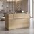 Γραφείο reception Lotus pakoworld σε χρώμα φυσικό 180x70x110εκ |  Reception γραφείου στο espiti