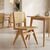 Καρέκλα Winslow pakoworld rubberwood-rattan σε φυσική απόχρωση 46x58x80εκ |  Καρέκλες στο espiti