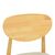 Καρέκλα Cardith pakoworld rubberwood-plywood σε φυσική απόχρωση-ύφασμα γκρι-μπεζ 48x51x78εκ |  Καρέκλες στο espiti
