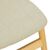 Καρέκλα Cardith pakoworld rubberwood-plywood σε φυσική απόχρωση-ύφασμα γκρι-μπεζ 48x51x78εκ |  Καρέκλες στο espiti