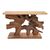 Κονσόλα Nasiol Inart teak ξύλο σε φυσική απόχρωση 120x40x75εκ |  Συρταριέρες -Κονσόλες στο espiti