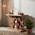 Κονσόλα Nasiol Inart teak ξύλο σε φυσική απόχρωση 120x40x75εκ |  Συρταριέρες -Κονσόλες στο espiti