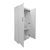 Ντουλάπα δίφυλλη Athos pakoworld σε λευκή απόχρωση 80x42x180εκ |  Ντουλάπες ρούχων στο espiti