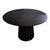 Τραπέζι Tully pakoworld μασίφ ξύλο ακακίας σε μαύρη απόχρωση Φ120x75εκ |  Τραπέζια στο espiti