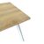 Τραπέζι Squaro pakoworld sonoma mdf με λευκά μεταλλικά πόδια 80x80x75εκ |  Τραπέζια στο espiti