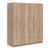 Ντουλάπα τρίφυλλη Royal pakoworld με συρτάρια sonoma 150x58x177εκ |  Ντουλάπες ρούχων στο espiti