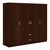 Ντουλάπα τετράφυλλη Royal pakoworld με συρτάρια wenge 200x58x177εκ |  Ντουλάπες ρούχων στο espiti