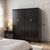 Ντουλάπα τετράφυλλη Athos Ι pakoworld wenge 160x42x180εκ |  Ντουλάπες ρούχων στο espiti
