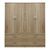 Ντουλάπα τετράφυλλη με συρτάρια Athos pakoworld sonoma 160x42x180εκ |  Ντουλάπες ρούχων στο espiti
