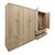 Ντουλάπα εξάφυλλη Athos pakoworld sonoma 240x42x180εκ |  Ντουλάπες ρούχων στο espiti