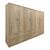 Ντουλάπα εξάφυλλη Athos pakoworld sonoma 240x42x180εκ |  Ντουλάπες ρούχων στο espiti