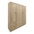 Ντουλάπα τετράφυλλη Athos pakoworld sonoma 160x42x180εκ |  Ντουλάπες ρούχων στο espiti