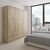Ντουλάπα τετράφυλλη Athos pakoworld sonoma 160x42x180εκ |  Ντουλάπες ρούχων στο espiti