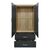 Ντουλάπα εξάφυλλη Athos pakoworld sonoma-ανθρακί 240x42x180εκ |  Ντουλάπες ρούχων στο espiti