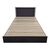 Κρεβάτι Athos pakoworld σε sonoma-ανθρακί απόχρωση 140x200εκ |  Κρεβάτια στο espiti
